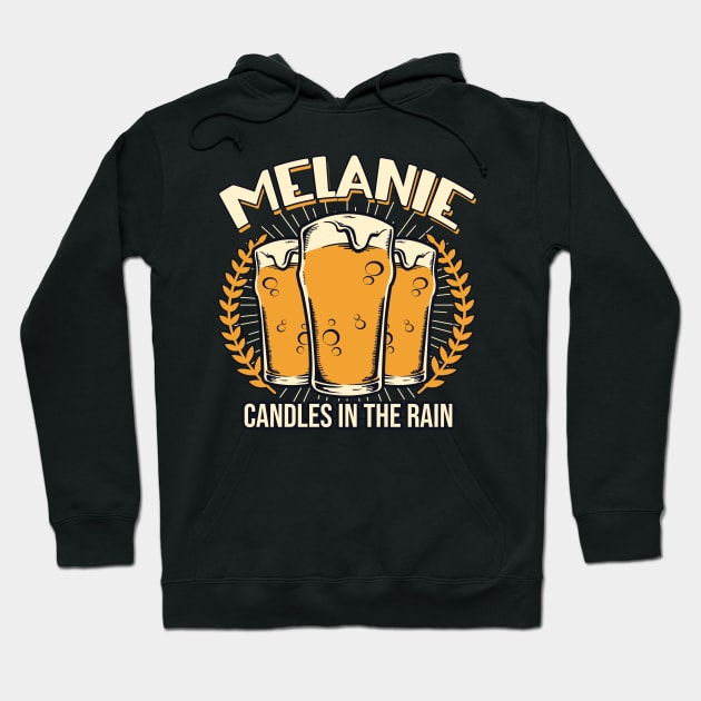 Malanie Candles in the rain Hoodie by Billybenn